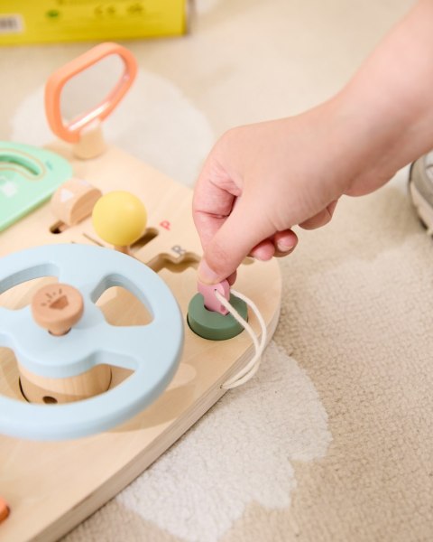 CLASSIC WORLD Drewniana Tablica Manipulacyjna Wielofunkcyjna Kierownica Motoryczna