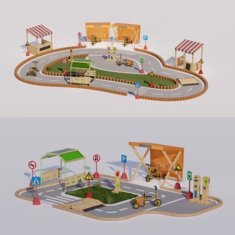 CLASSIC WORLD EDU Rowerek Trójkołowy Pojazd Truck Dla Dzieci od 3 lat