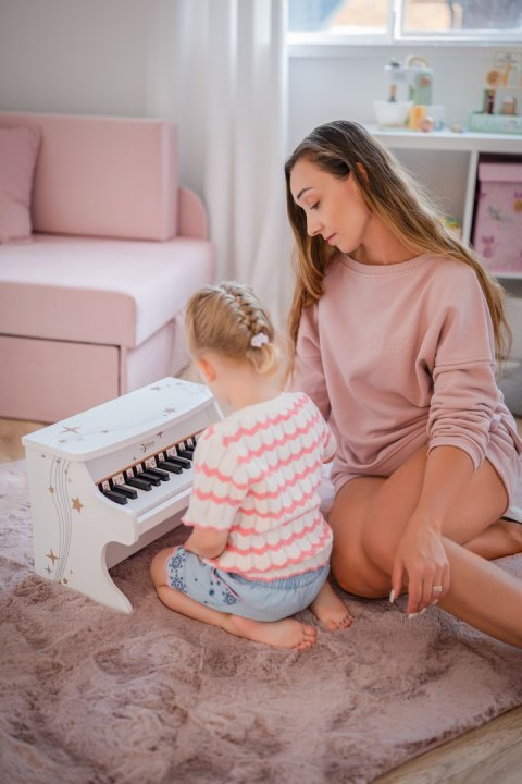 CLASSIC WORLD Pianino Czarne Drewniane Fantasy