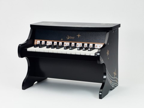CLASSIC WORLD Pianino Czarne Drewniane Fantasy