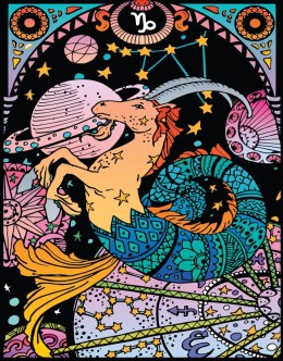 Kolorow. Welw. A4 Zodiak Koziorożec