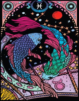 Kolorowanka Welw. A4 Zodiak Ryby