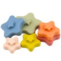 Piramidka Sensoryczna Gwiazdki Miękkie Klocki Układanka Kolorowa 6el.