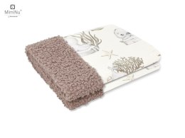 KIECZMERSKI Kocyk 75x100 cm MIMINU SOFT interlock bawełna 100% beż