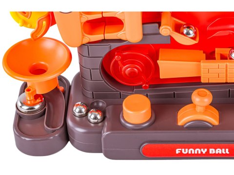 Kulkowy Tor Przeszkód Zjeżdżalnia Zjazd Dla Kulek Kulodrom Zabawka interaktywna