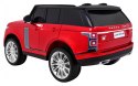 Range Rover HSE Lakierowane Autko dla 2 dzieci Czerwony SUV + Pilot + Panel audio