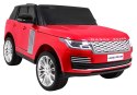Range Rover HSE Lakierowane Autko dla 2 dzieci Czerwony SUV + Pilot + Panel audio