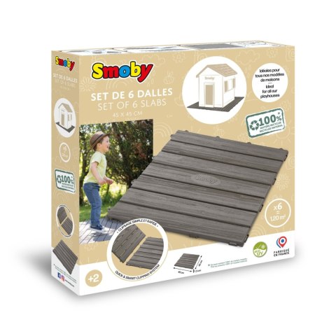 SMOBY Podłoga do Domku 6 części