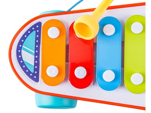 Tęczowe Cymbałki Ksylofon Rakieta Kosmiczna Zabawka Muzyczna Dla Dzieci