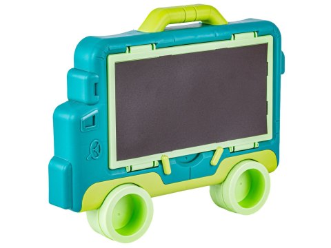 Wielofunkcyjna Dwustronna Tablica 2w1 Do Rysowania Malowania Zmazywalna Kredowa Stolik ZIELONA