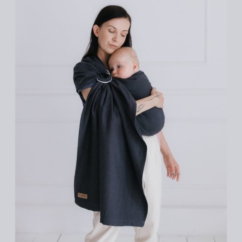 ZAFFIRO Chusta kółkowa HugMe Roma 195 cm anthracyt