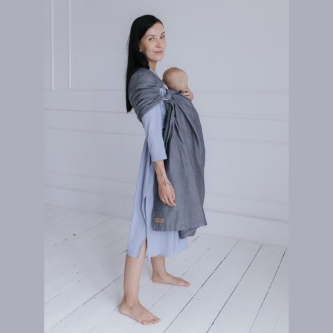 ZAFFIRO Chusta kółkowa HugMe Roma 195 cm grey