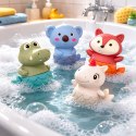 Zestaw Zabawki Do Kąpieli Zwierzątka Syrenki Gumowe 4 szt.
