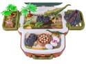 Duży Zestaw Dinozaurów W Plecaku Figurki W Walizce DINOZAURY Wulkan Akcesoria 30 El.