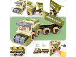 Farma Traktor Kombajn Do Skręcania Stajnia Gospodarstwo Rolne Zestaw Majsterkowicza Rolnika Zwierzęta Wkrętarka