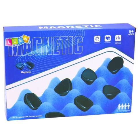 Gra Zręcznościowa Strategiczna Kamienie Magnetyczne Z Planszą 40 el.