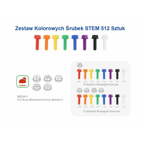 MASTERKIDZ Panele Montażowe STEM + Akcesoria Zestaw XXL