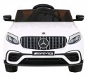 Mercedes Benz GLC63S dla dzieci, Biały SUV + Pilot + Napęd 4x4