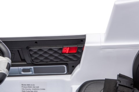 Pojazd Mercedes G63 AMG LIFT Biały