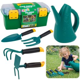 Zestaw Małego Ogrodnika w Walizce Narzędzia Ogrodowe Dla Dzieci 6 el.