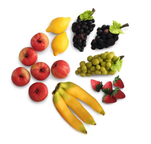 Zestaw z glinką polimerową Mini Owoce