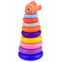 Piramida Edukacyjna Układanka Z Kolorowych Kółek Rybka 10 el.