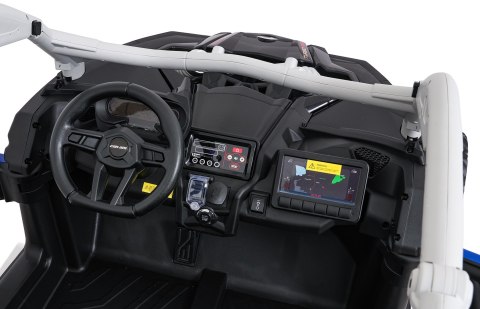 Pojazd Buggy Maverick Turbo RR Koła Niebiesko-Szary