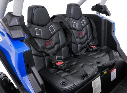 Pojazd Buggy Maverick Turbo RR Koła Niebiesko-Szary