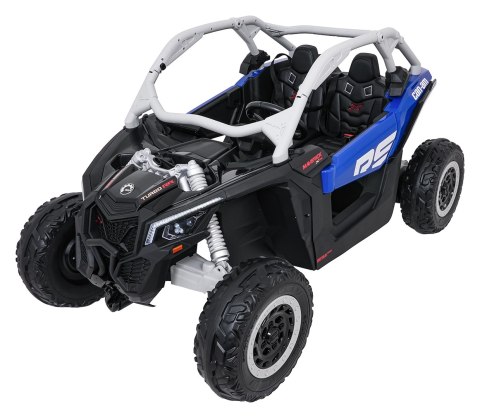 Pojazd Buggy Maverick Turbo RR Koła Niebiesko-Szary