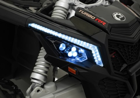 Pojazd Buggy Maverick Turbo RR Koła Niebiesko-Szary