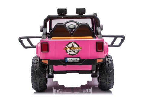 Pojazd Jeep Monster Różowy