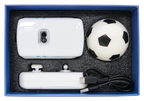 Pojazd R/C Mini z Piłką Biały