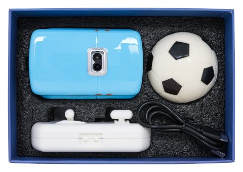 Pojazd R/C Mini z Piłką Niebieski