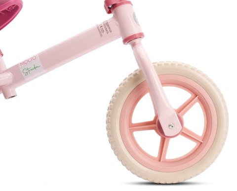 Rowerek biegowy Molto STRADA - pink candy