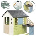 SMOBY Life Domek Ogrodowy PRETTY z Kuchnią + 17 Akcesoriów