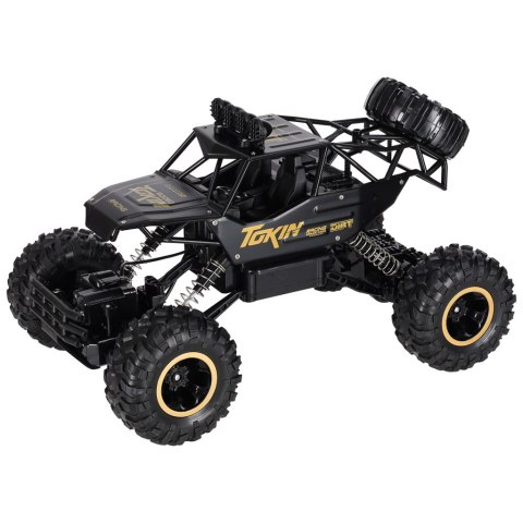 Samochód zdalnie sterowany na pilota RC Rock Crawler 1:12 4WD METAL czarny