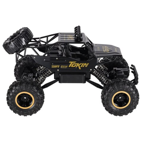 Samochód zdalnie sterowany na pilota RC Rock Crawler 1:12 4WD METAL czarny