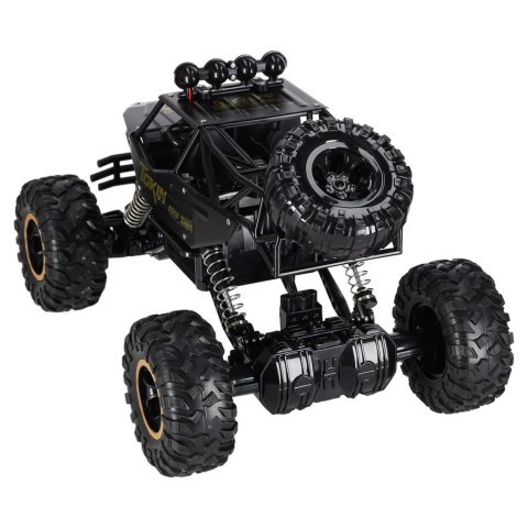 Samochód zdalnie sterowany na pilota RC Rock Crawler 1:12 4WD METAL czarny