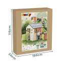 Smoby Domek Nature z kuchnią + 17 akcesoriów