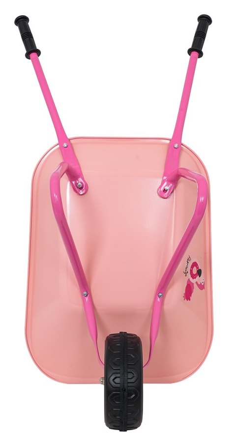 Zestaw Małego Ogrodnika z Taczką Różowy