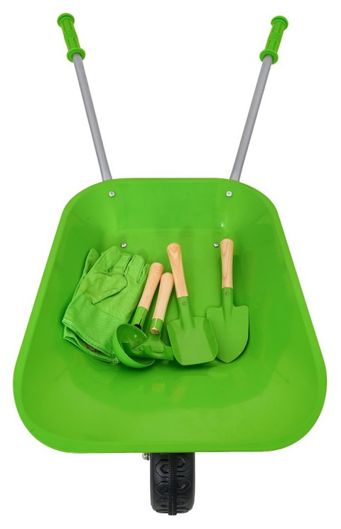 Zestaw Małego Ogrodnika z Taczką Zielony