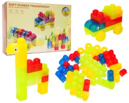 Zestaw Miękkich Żelowych Klocków 37el.