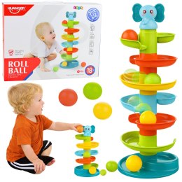 Zjeżdżalnia Dla Piłek Sensoryczna Edukacyjna Wieża Ze Słonikiem