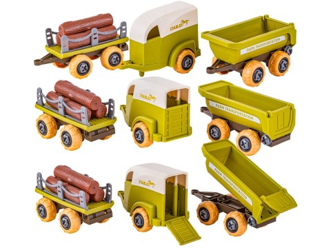 Farma Traktor Kombajn Do Skręcania Gospodarstwo Rolne Zestaw Majsterkowicza Rolnika Traktor Kombajn Zwierzęta Wkrętarka