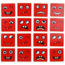 Klocki kreatywne montessori wyzwania zmieniające twarz emocje