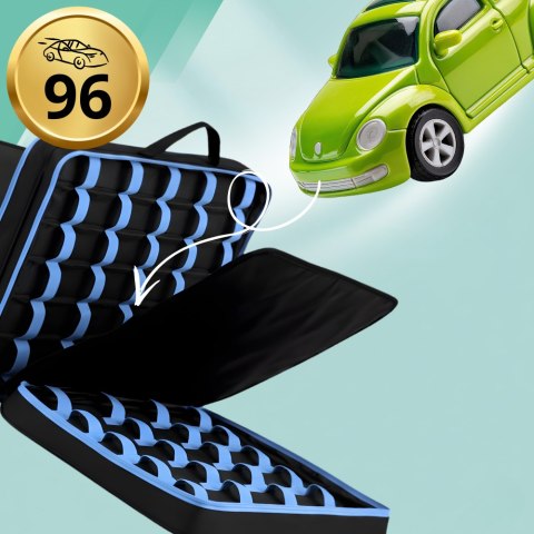 ORGANIZER NA RESORAKI 96 autek TORBA PODRÓŻNA DLA DZIECKA na Samochodziki HOT WHEELS Torba