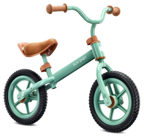 Rowerek biegowy Molto STRADA, koła czarne - sage green