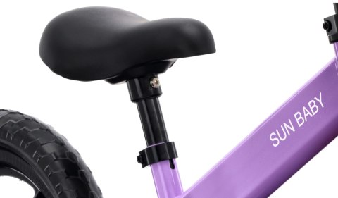 Rowerek biegowy stalowy MODERN - liliowy & pomarańczowy