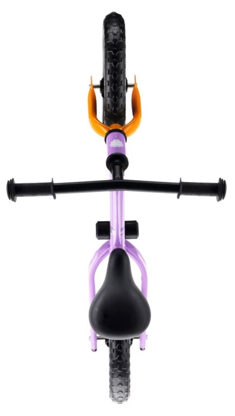 Rowerek biegowy stalowy MODERN - liliowy & pomarańczowy