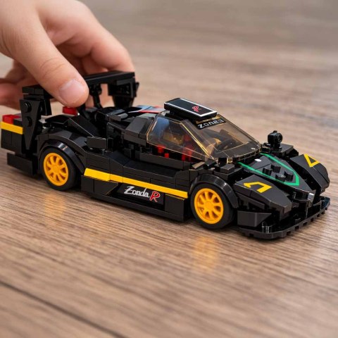 Samochód Rastar 93900-B Pagani Zonda R 1:28 klocki 387el.